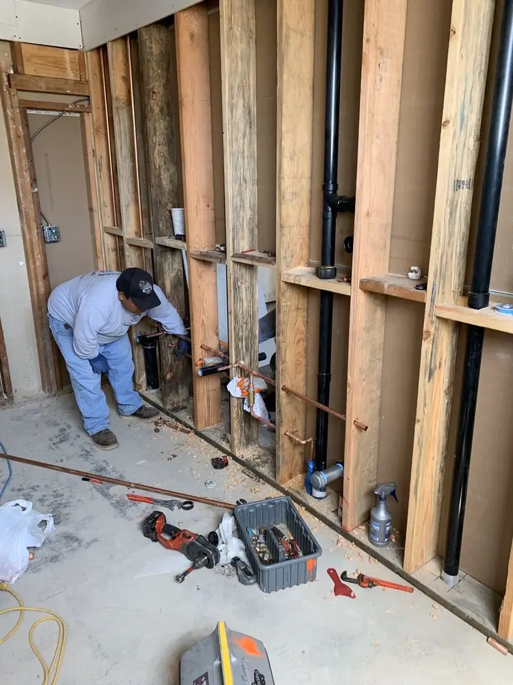 Commercial rough-in plumbing for Gas Line Repair in Dennison